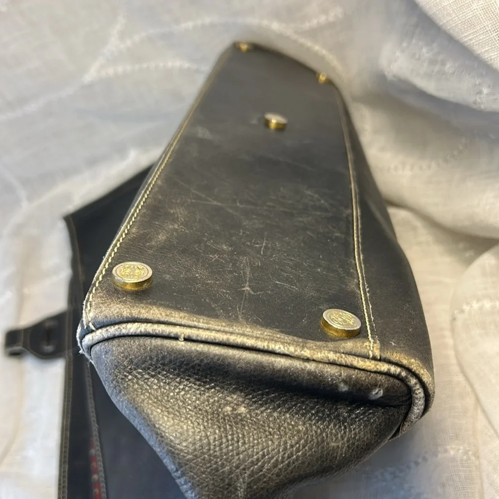 Loewe made in Spain leather briefcase handbag